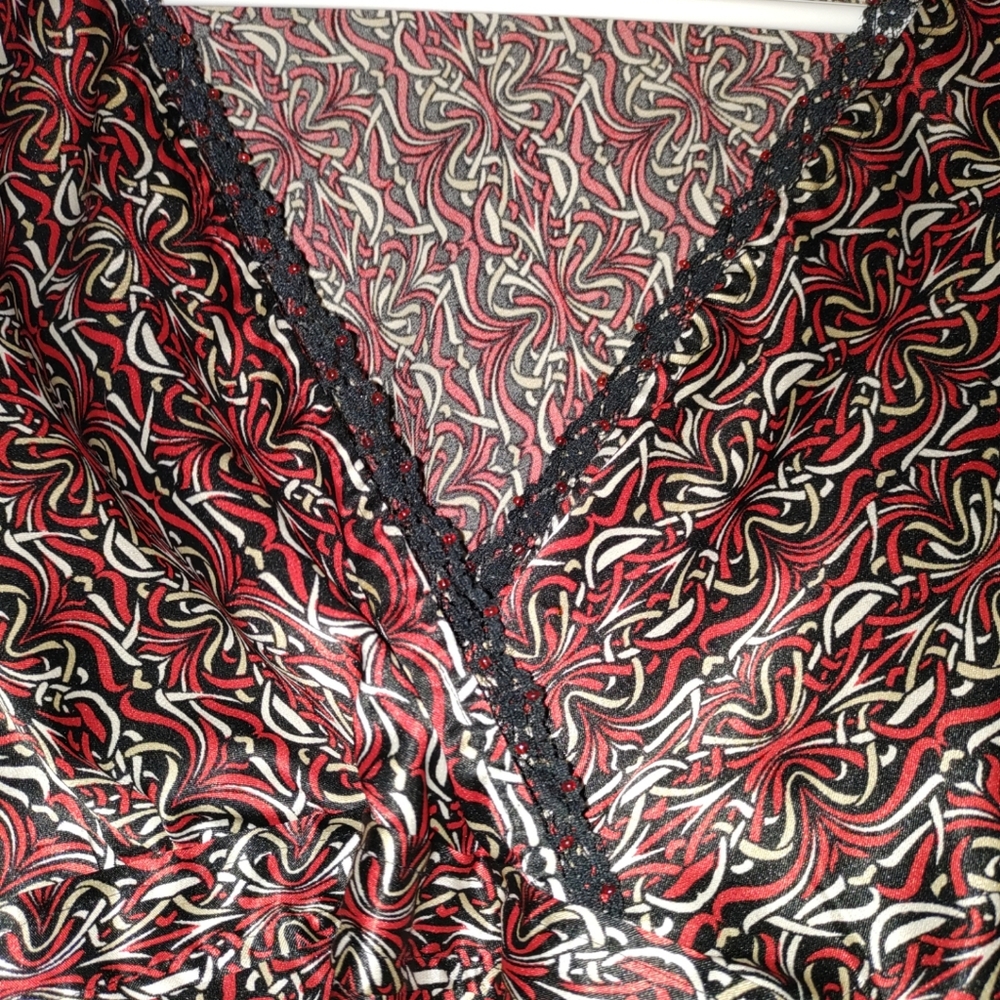 Notations long sleeve paisley Blouse size S - Picture 5 of 9
